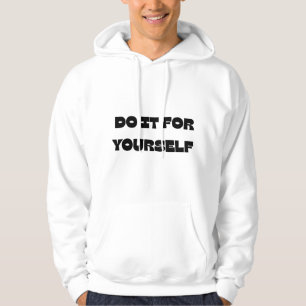 Veste À Capuche Faites-le pour vous-même Conception de texte motiv
