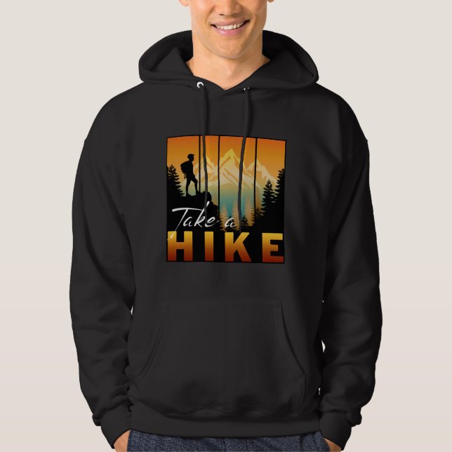 Veste À Capuche Faites une randonnée (Devant)