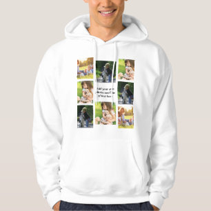 Veste À Capuche Faites votre propre collage photo et texte