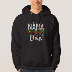 Veste À Capuche famille hiver père Noël famille Noël nana claus