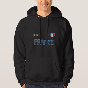 Veste À Capuche Fan de football France Chemise Française