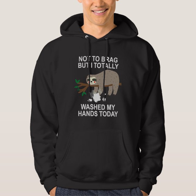 Veste À Capuche Fantaisie De Ne Pas Brag Je Totalement (Devant)