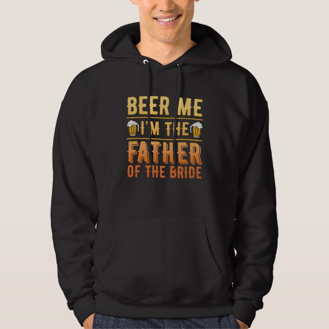Veste À Capuche Father Of The Bride Wedding Beer Daddy s Little Br (Devant)