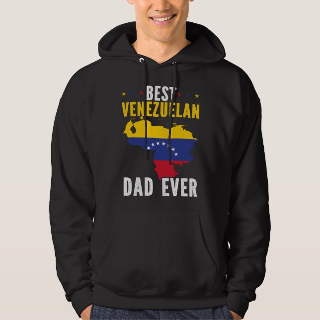 Veste À Capuche Fathers Day Papa Best Dad Ever Fatherhood Daddy (Devant)