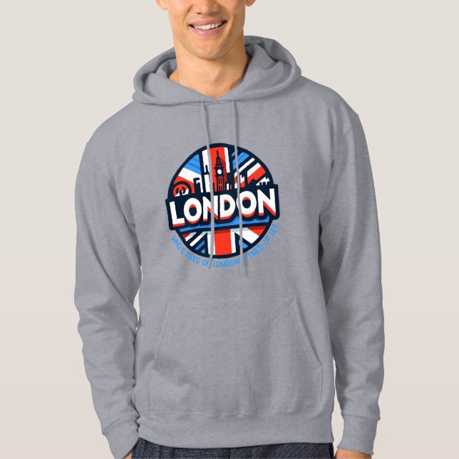 Veste À Capuche Fatigué de Londres (Devant)
