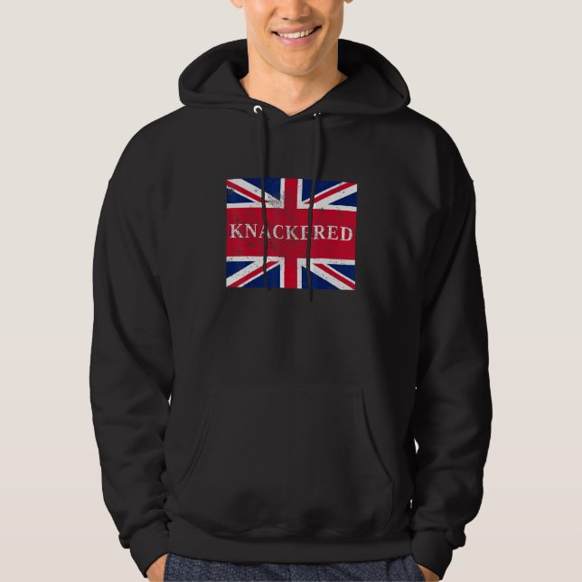 Veste À Capuche Fatigué Drapeau anglais Union Jack argot britanniq (Devant)
