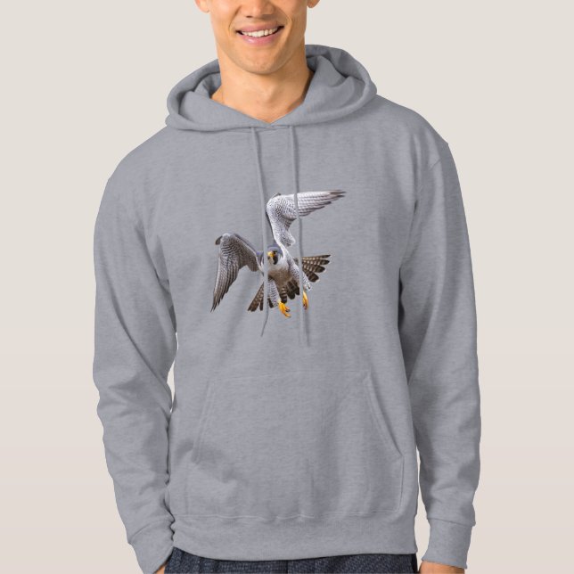 Veste À Capuche Faucon pèlerin volant (Devant)