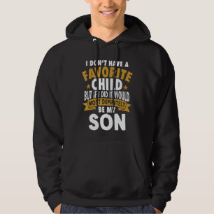 Veste À Capuche Favori enfant le plus certainement mon fils