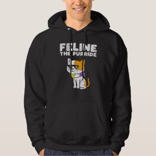 Veste À Capuche Féline Le Genre D'Indicateur Non Binaire De Purrid