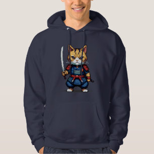 Veste À Capuche Feline Samurai Warrior