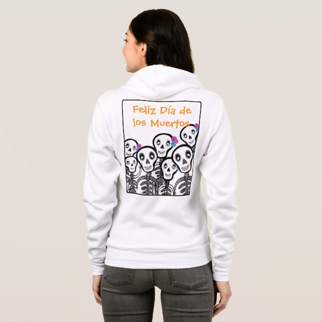 Veste À Capuche Feliz Día de los Muertos (Dos entier)