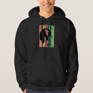Veste À Capuche Femme Africaine Américaine Femme Avec Cheveux Curl