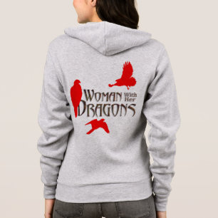 Veste À Capuche Femme avec ses Dragons