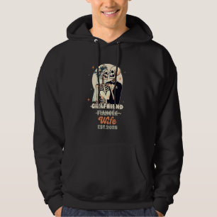 Veste À Capuche Femme Et Mari Juste Marié Fille-amie Fiancée Wif