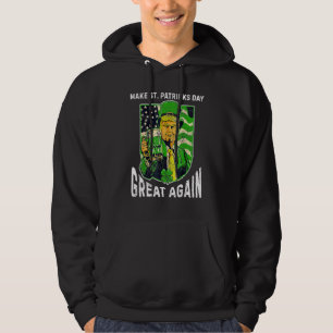 Veste À Capuche Femme I Love Day Boire St patrick Irish Lepre
