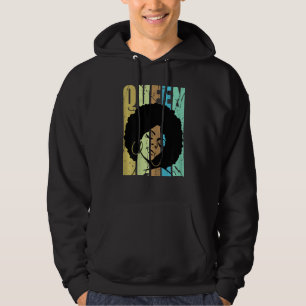 Veste À Capuche Femme Noir Funky Afro Cheveux Femme Africaine Amér