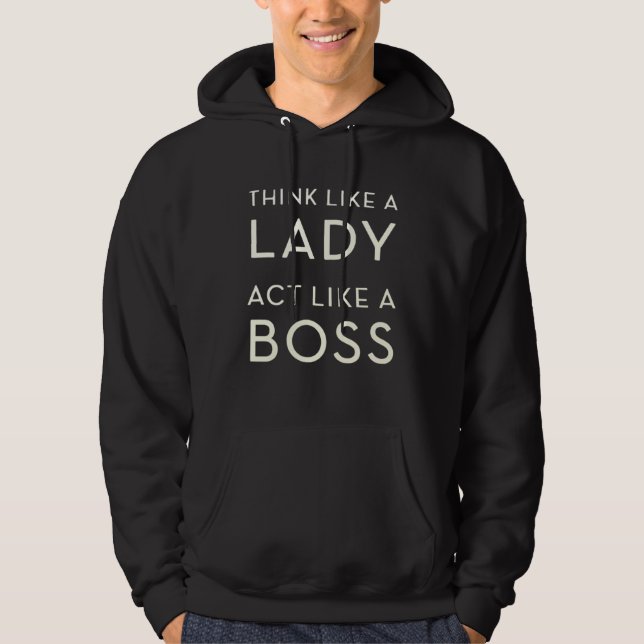 Veste À Capuche Femme patronne adolescentes féminines (Devant)
