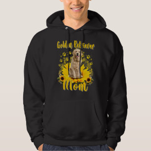 Veste À Capuche Femme Tournesol Golden Retriever Maman Chien Mère