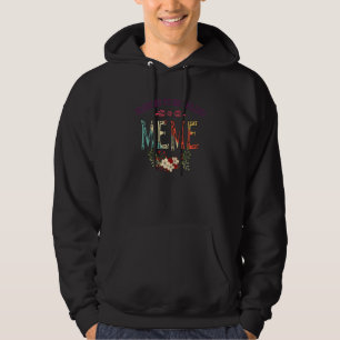 Veste À Capuche Femmes Béni D'Être Appelé Mème Floral Drôle Moth