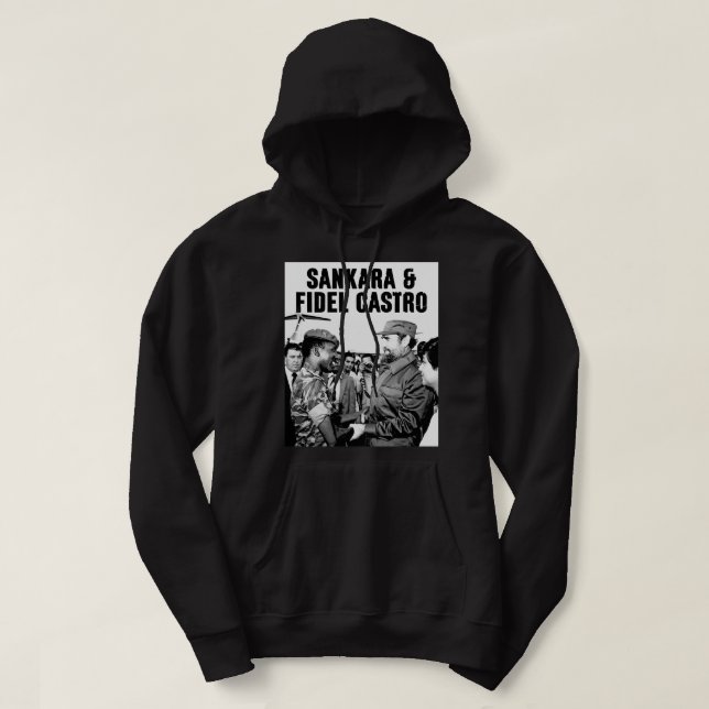 Veste À Capuche Femmes Hommes Che Guevara Thomas De Sankara Afriqu (Design devant)