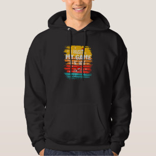Veste À Capuche Femmes J'ai Mis Mon Jeu En Pause Pour être Ici Vin