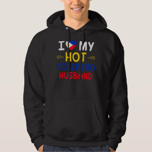 Veste À Capuche Femmes J'Aime Mon Mari Philippin Chaud Philippines