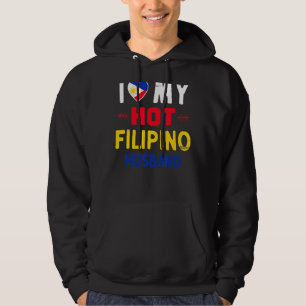 Veste À Capuche Femmes J'Aime Mon Mari Philippin Chaud Philippines