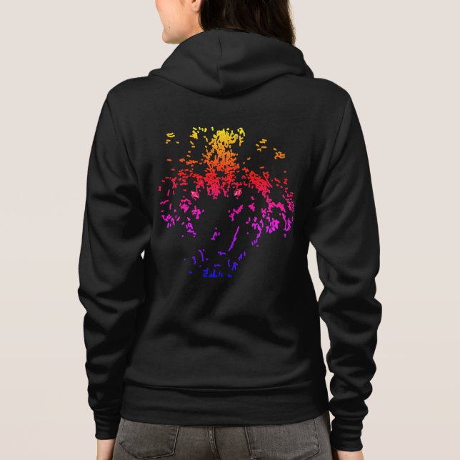 Veste À Capuche femmes loups (Dos)