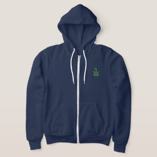 Veste À Capuche Ferme la braguette (Navy Vivid)