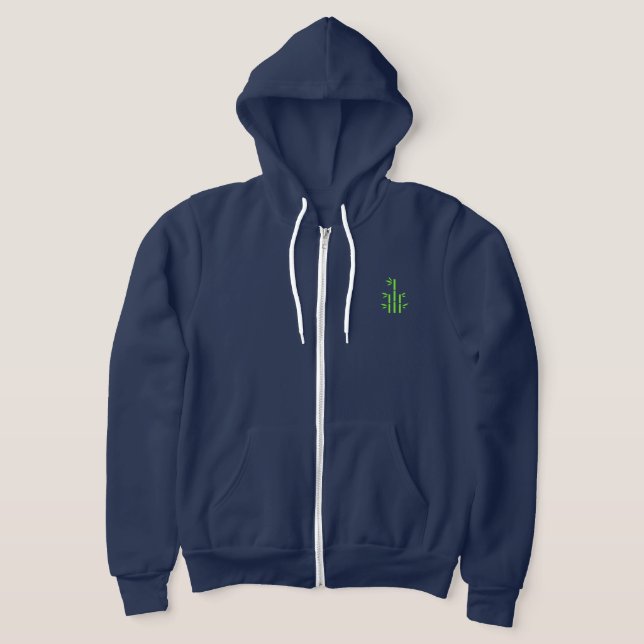 Veste À Capuche Ferme la braguette (Navy Vivid) (Poser)