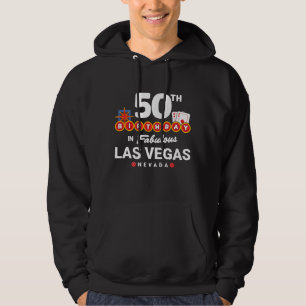 Veste À Capuche Fête d'anniversaire de Las Vegas - 50e anniversair
