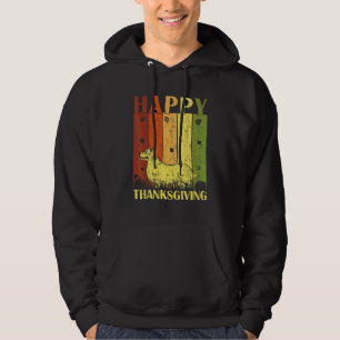 Veste À Capuche Fête de Thanksgiving Corgi Rétro Chien Fête de Tha