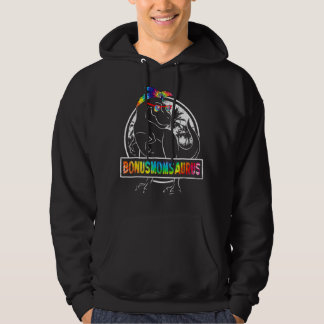 Veste À Capuche Fête des mères Tie Dye Bonusmomsaurus Bonus Maman
