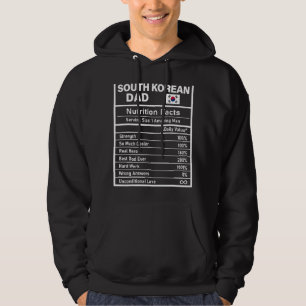 Veste À Capuche Fête des pères de données nutritionnelles pour pap