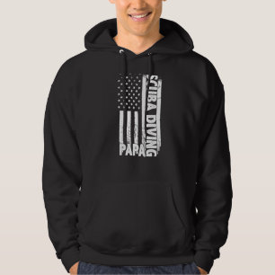 Veste À Capuche Fête des pères Drapeau Américain Drapeau Scuba Hom