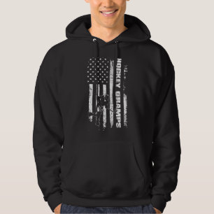 Veste À Capuche Fête des pères du drapeau américain de l'équipe de