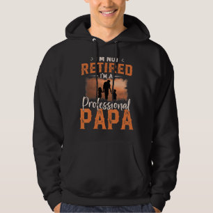 Veste À Capuche Fête des pères masculine Je ne suis pas retraité J