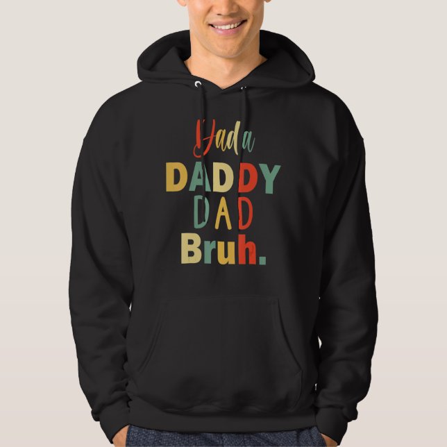 Veste À Capuche Fête des pères Mens Pour Papa Grand-Père Dada Papa (Devant)