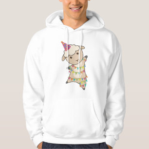 Veste À Capuche Fête du mouton Pennant Garland Moutons doux Animau