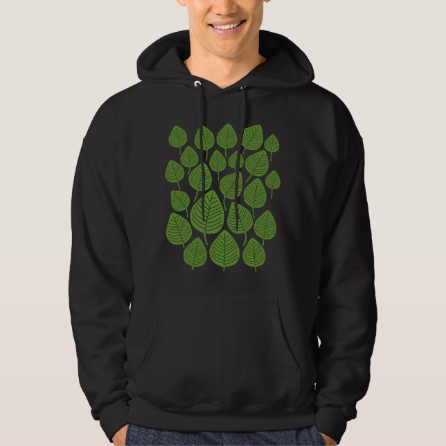 Veste À Capuche Feuille (Devant)