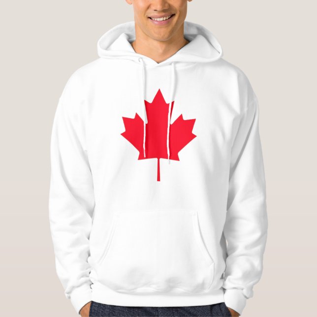 Veste À Capuche Feuille d'érable canadienne (Devant)