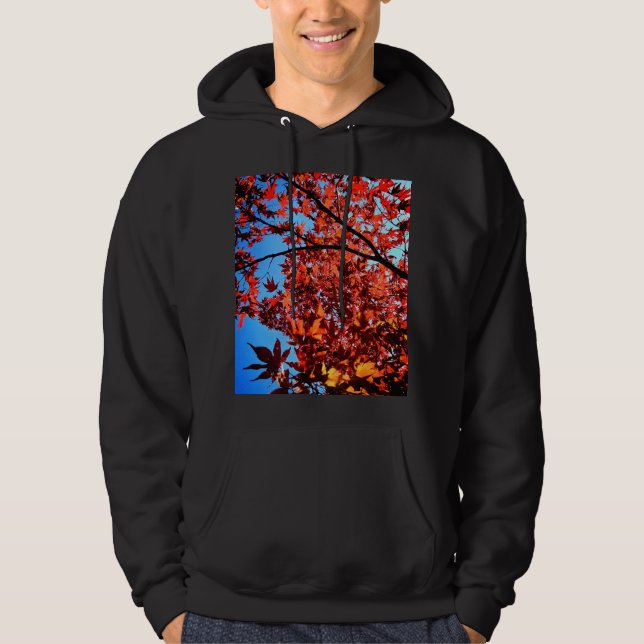 Veste À Capuche Feuilles d'automne (Devant)