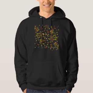 VESTE À CAPUCHE FEUILLES D'AUTOMNE, STYLE D'AUTOMNE