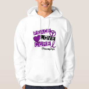 VESTE À CAPUCHE FIBROMYALGIE DE TRAITEMENT D'AMOUR DE PAIX