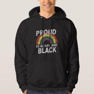 Veste À Capuche Fier d'être gay et mois de la fierté noire 2025