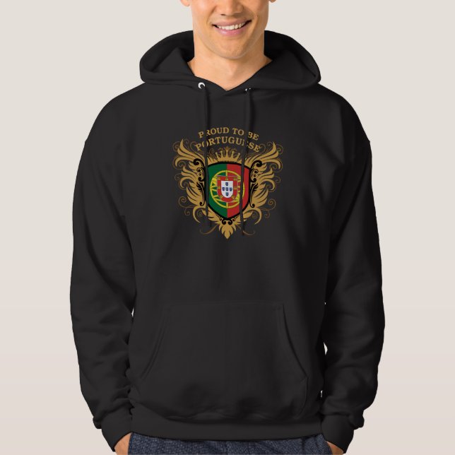 Veste À Capuche Fier d'être portugais (Devant)
