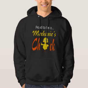 Veste À Capuche Fier d'être un mécanicien de poussins cadeaux de m