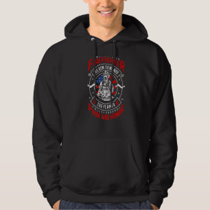 Veste À Capuche Fier D'Être Un Pompier Pour Les Pompiers
