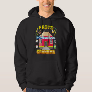 Veste À Capuche Fier Homeschool grand-mère papa maman famille enfa