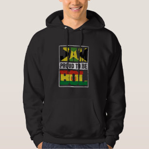 Veste À Capuche Fier jamaïcain bolivien Mix Jamaïque et Bolivie He